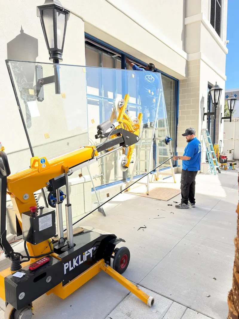 Commercial storefront replacement in Boca Raton FL